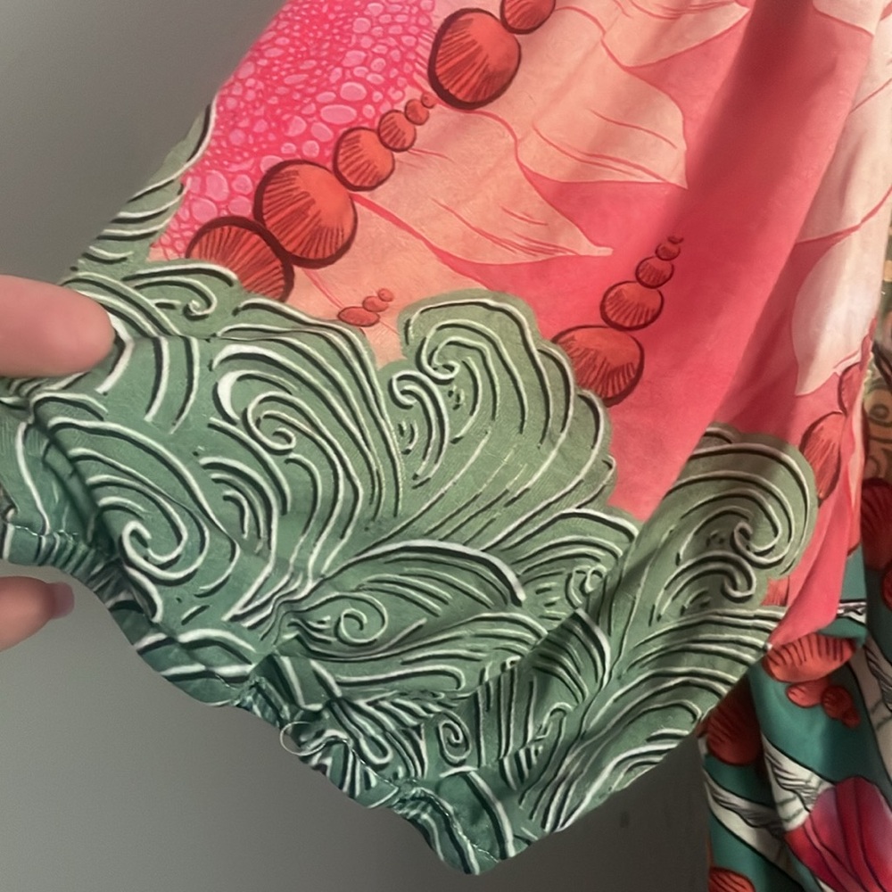 Johnny Was Short Sleeve Blouse Size XL - Picture 9 of 11